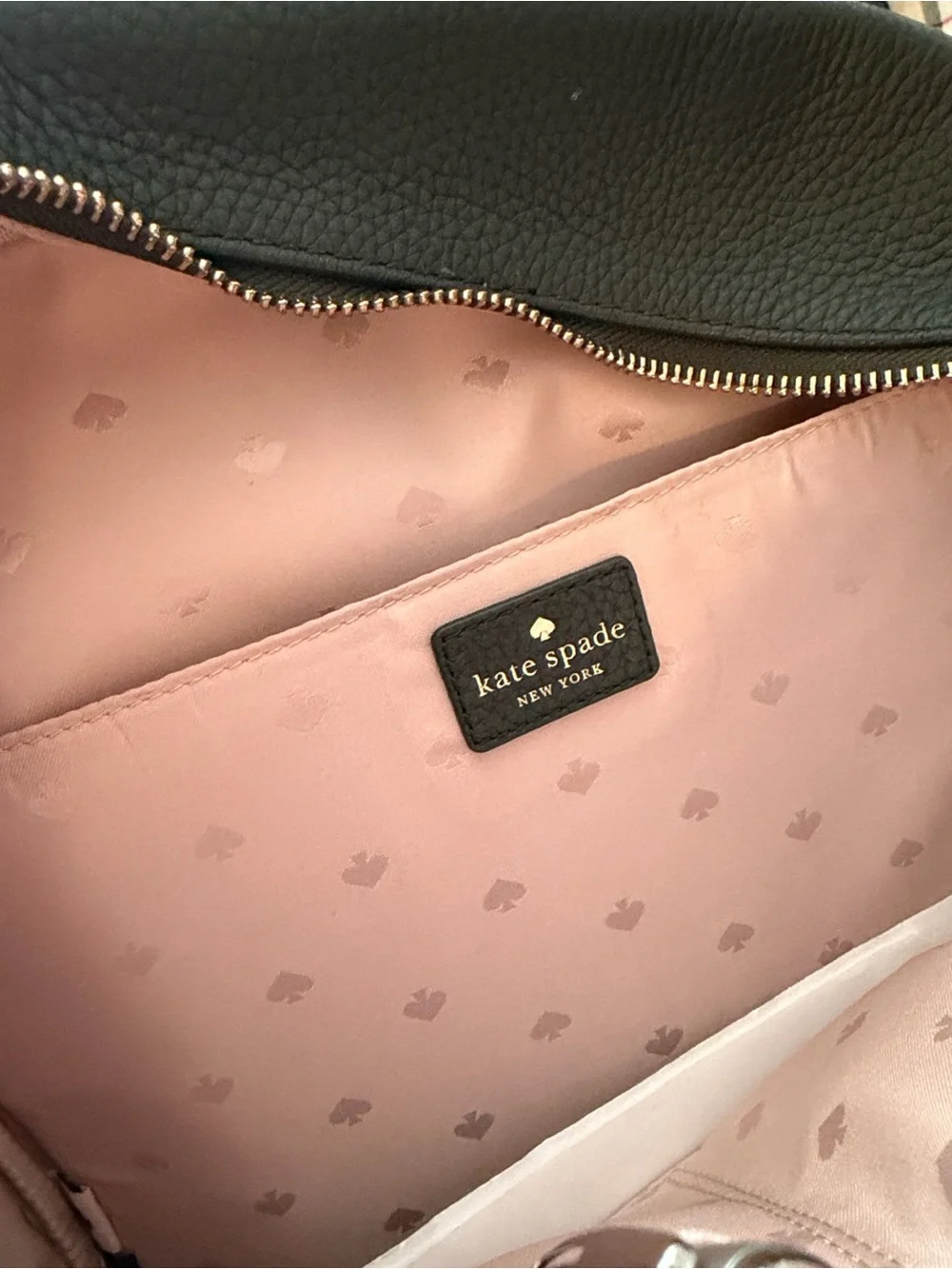 LIKE NEW kate spade Black full Leather Backpack
